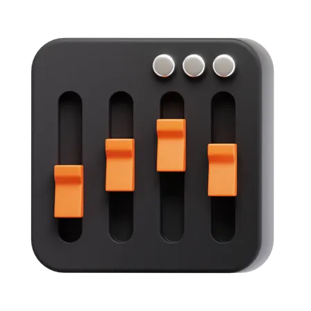 Volume Equalizer  3D Icon