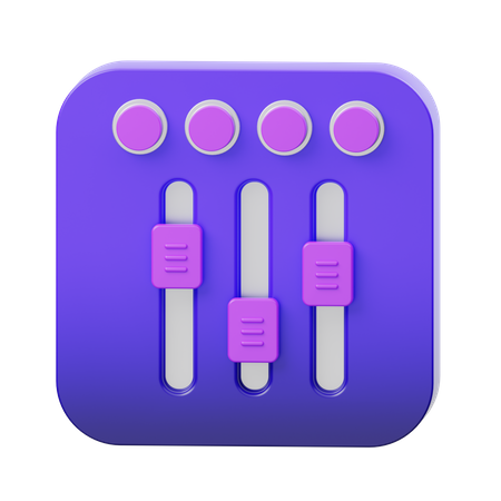 Volume Equalizer  3D Icon