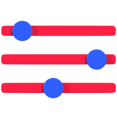 Volume Equalizer  3D Illustration