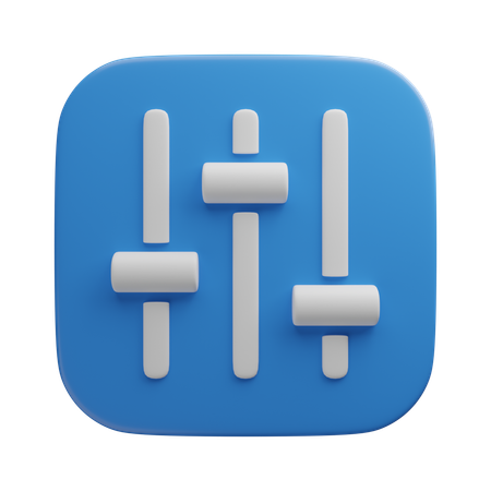 Volume Mixer  3D Icon