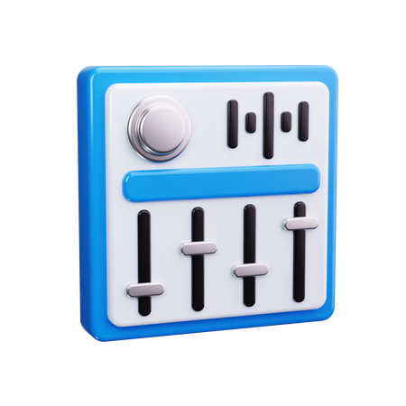 Mélangeur de volume  3D Icon