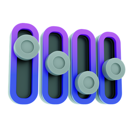Mélangeur de volume  3D Icon