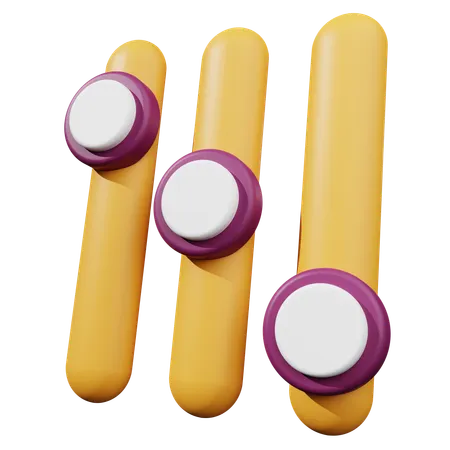 Mélangeur de volume  3D Icon