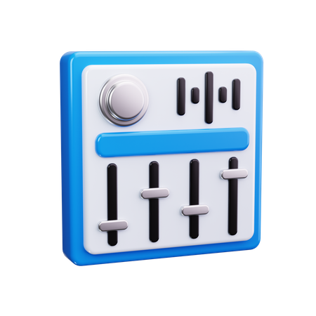 Volume Mixer  3D Icon