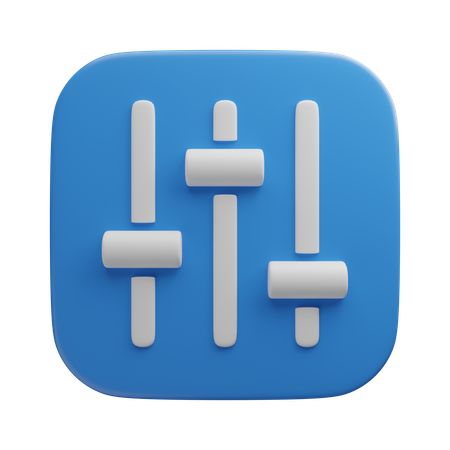 Volume Mixer  3D Icon