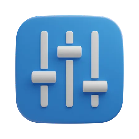 Volume Mixer  3D Icon