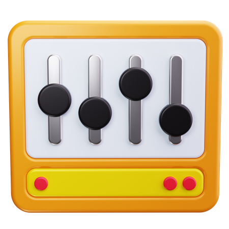 Volume Mixer  3D Icon