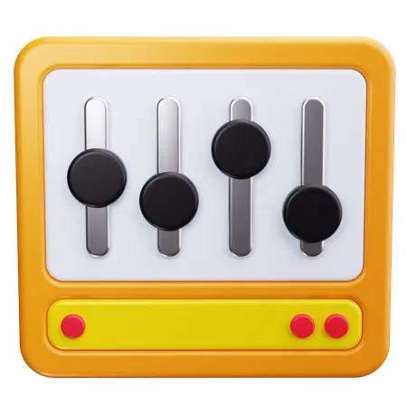 Volume Mixer  3D Icon