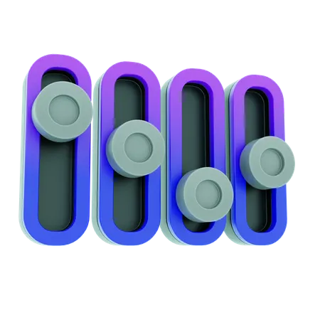 Volume Mixer  3D Icon