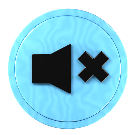 Volume Mute  3D Icon