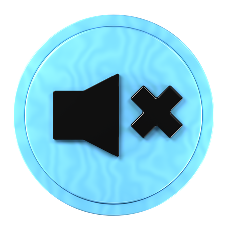 Volume Mute  3D Icon