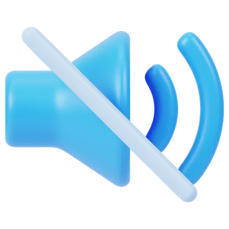 Volume Off  3D Icon