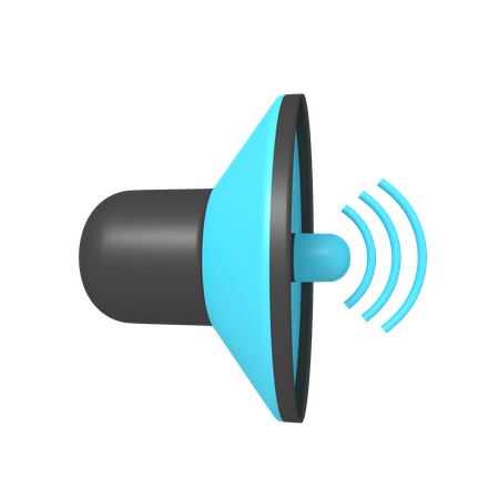 Volume On  3D Icon