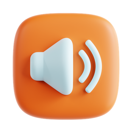Aumentar o volume  3D Icon