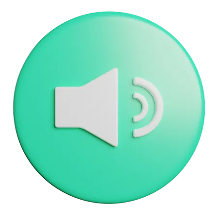 Volume Up  3D Icon