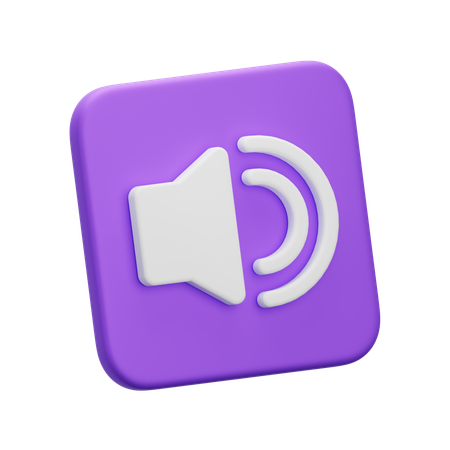 Volumen  3D Icon