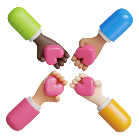 Volunteer comunity  3D Icon