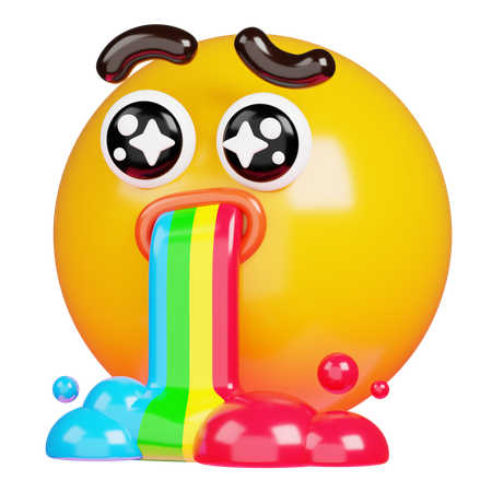 Vomir des emoji  3D Icon