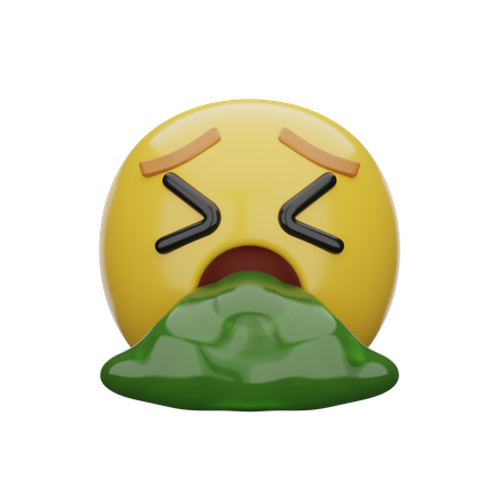 Vomir emoji  3D Emoji