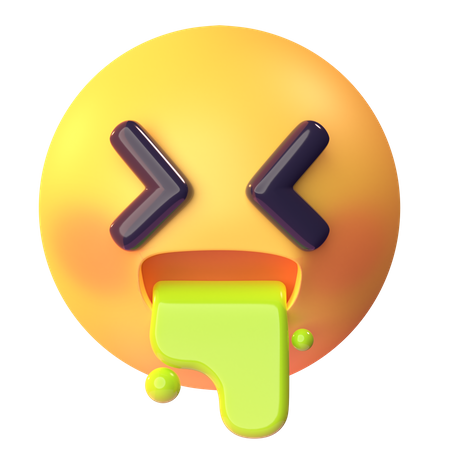 Emoji vomissant  3D Icon