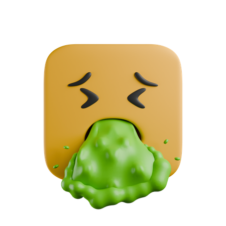 Vomit  3D Icon