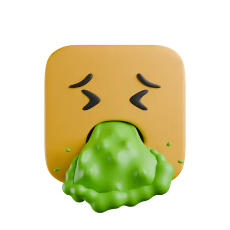 Vomit  3D Icon