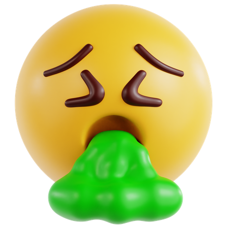 Vomit Face  3D Icon