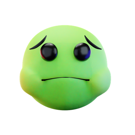 Vomit Face  3D Icon