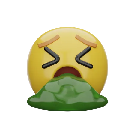 Vomitar emoji  3D Emoji