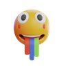 free 3d vomiting emoji 