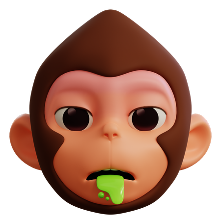 Vômito de macaco  3D Icon