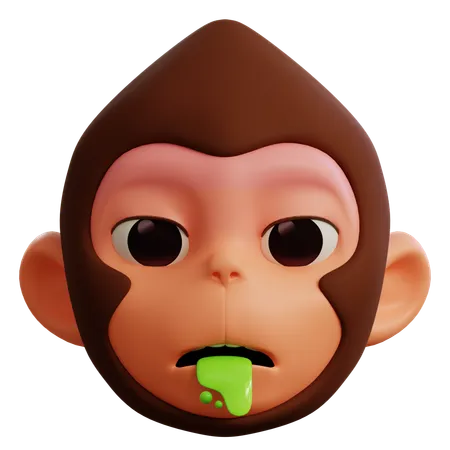 Vômito de macaco  3D Icon