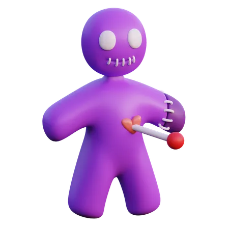 Voodoo Doll  3D Icon