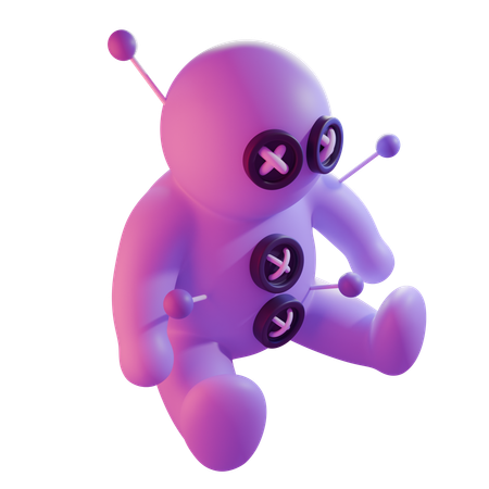 부두 인형  3D Icon