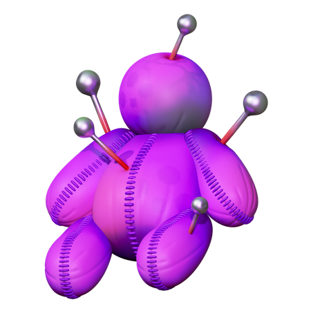 ブードゥー人形  3D Icon