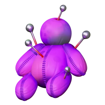 ブードゥー人形  3D Icon