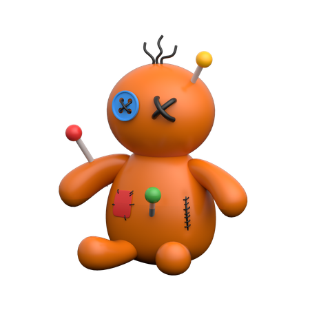 Voodoo Doll  3D Icon