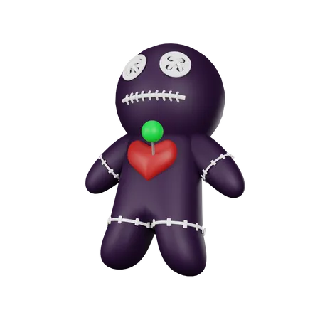 Voodoo Doll  3D Icon