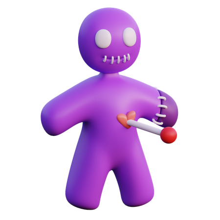 Voodoo Doll  3D Icon