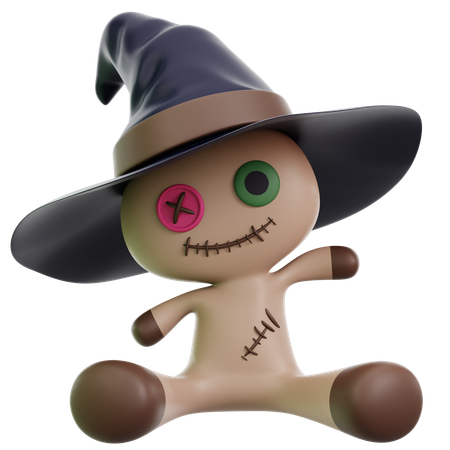 Voodoo Doll  3D Icon