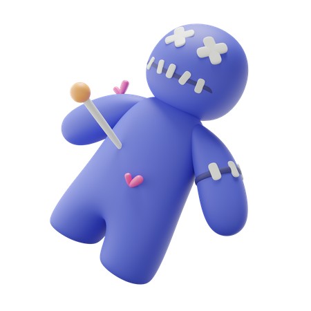 Voodoo Doll  3D Icon