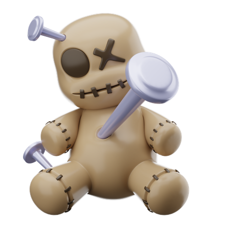 Voodoo Doll  3D Icon