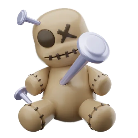 Voodoo Doll  3D Icon