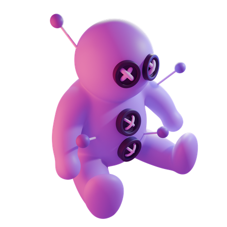 Voodoo-Puppe  3D Icon