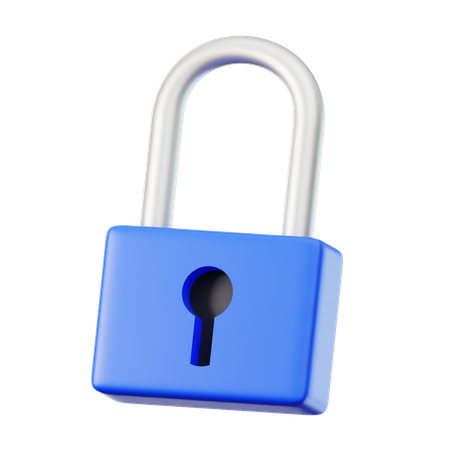 Vorhängeschloss  3D-Symbol