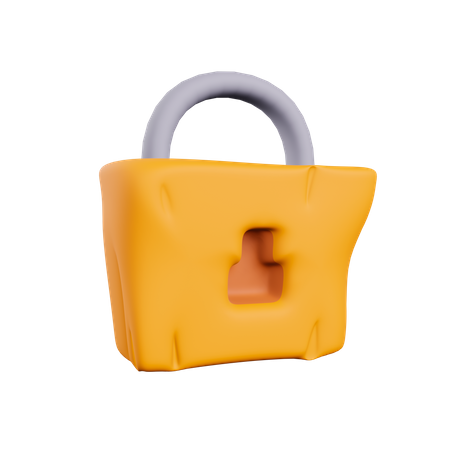 Vorhängeschloss  3D Icon