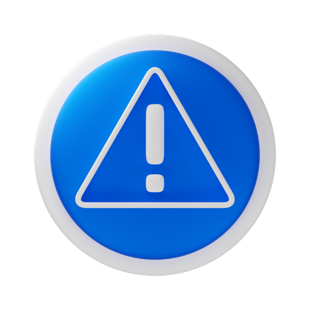Vorsicht  3D Icon
