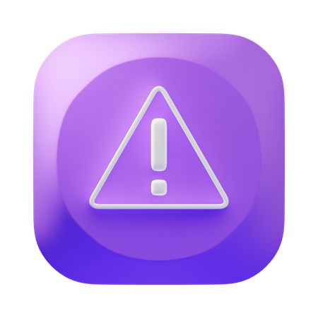 Vorsicht  3D Icon
