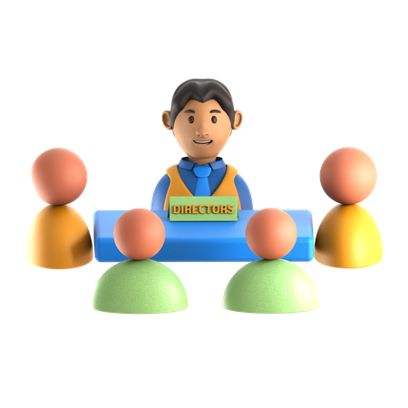Vorstand  3D Icon