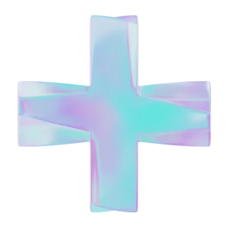 Vortex Cross  3D Icon